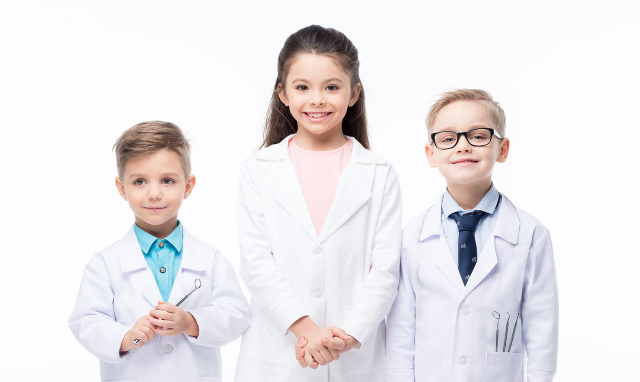 Мастер-класс для детей в клинике InWhite Medical