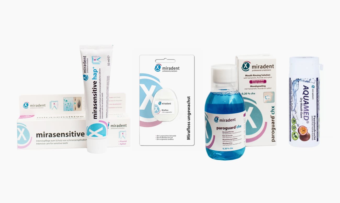 Продукция Miradent с ксилитом Фото продукции Miradent с ксилитом