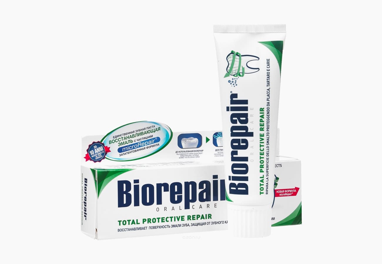 Фото зубной пасты Biorepair Total Protection