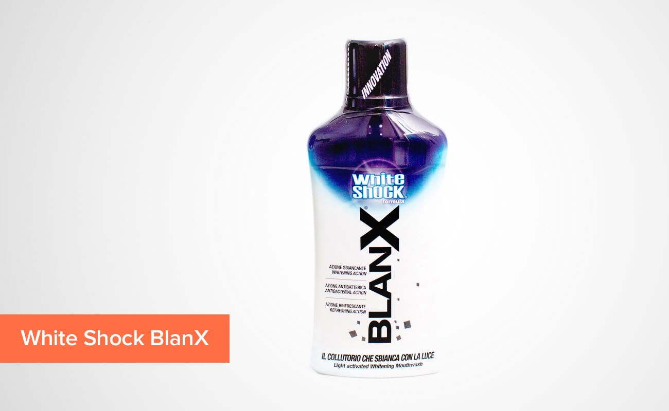 Фото отбеливающего ополаскивателя для зубов White Shock BlanX