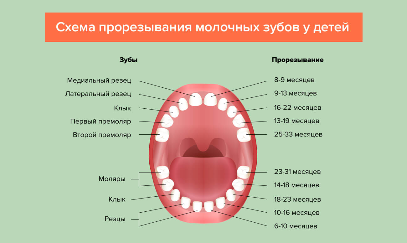 Поведение ребенка при прорезывании зубов