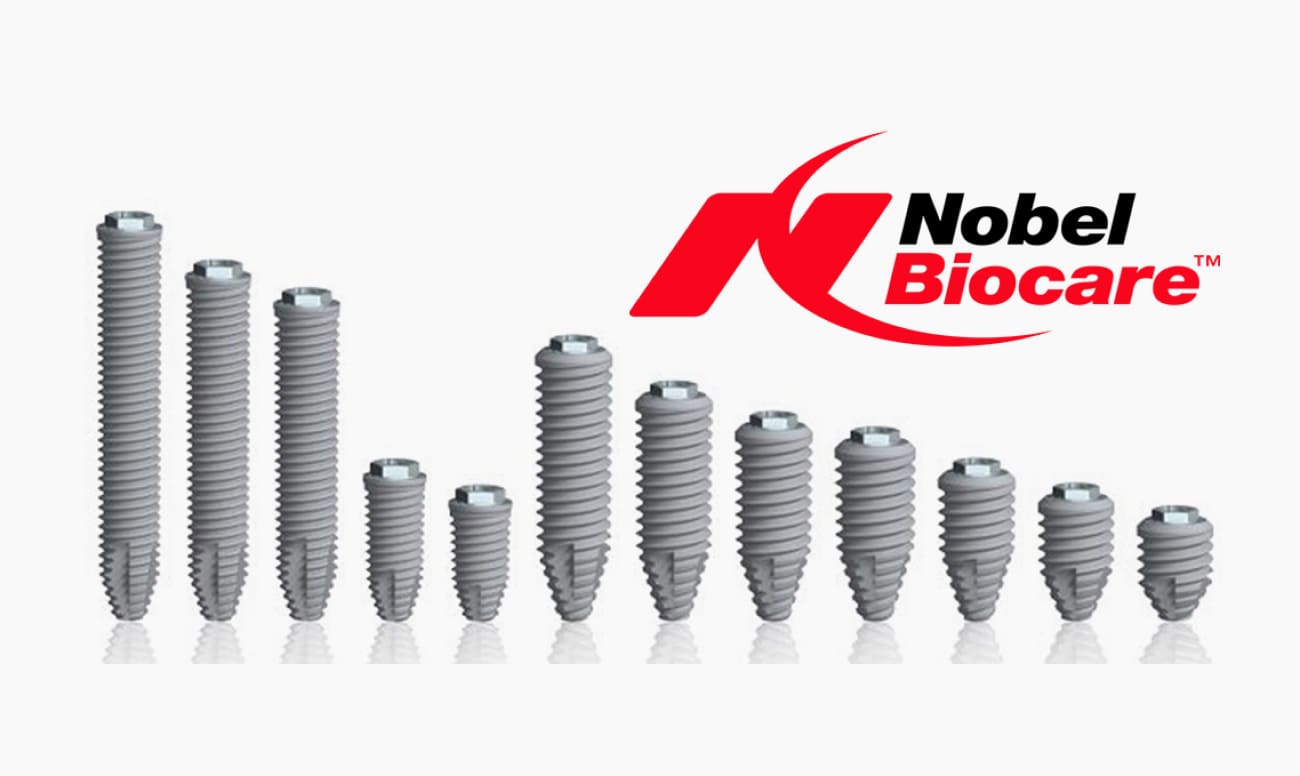 Импланты Nobel Biocare Фото линейки имплантов Nobel Biocare