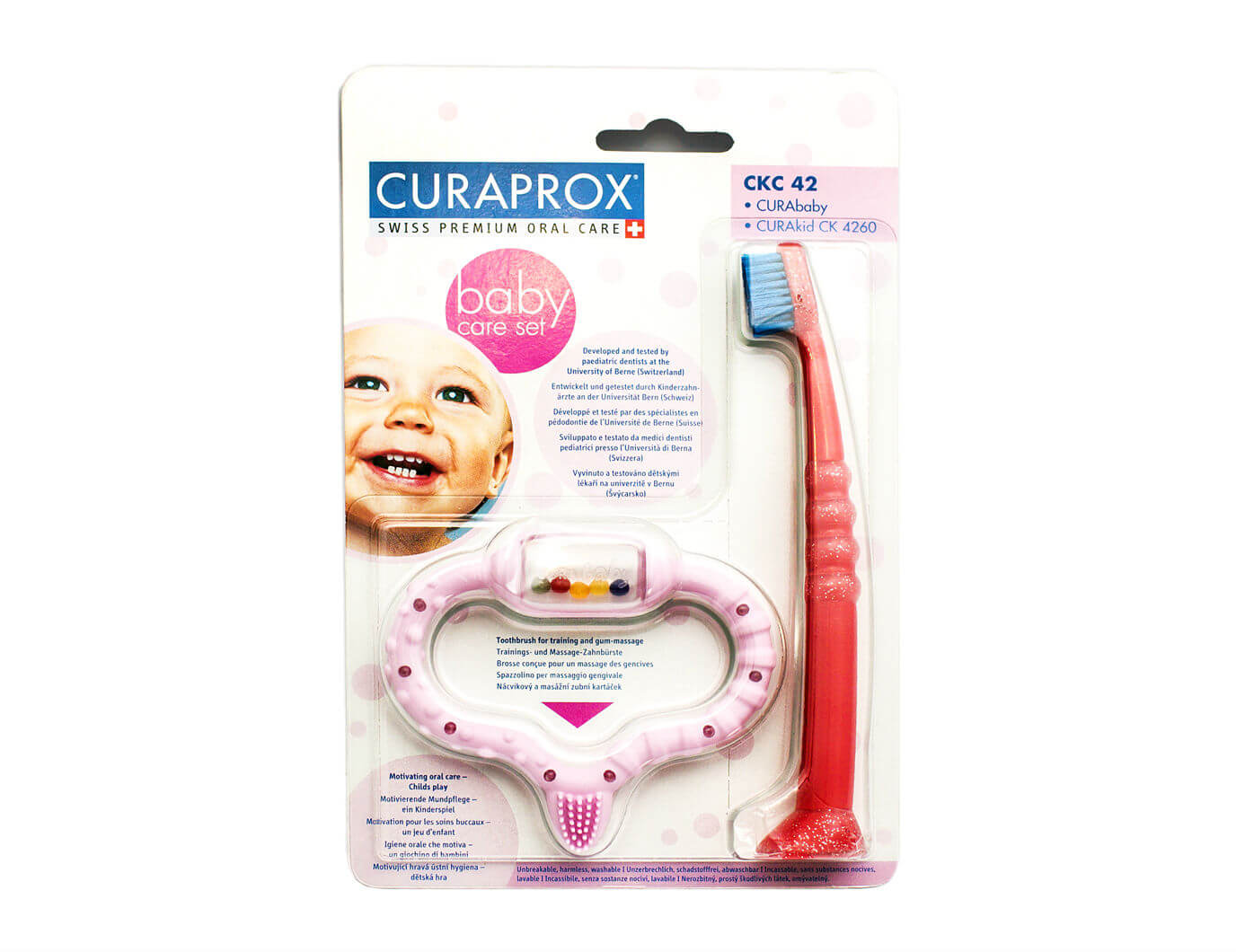 Гигиена полости рта у детей Набор Curababy "girl set" CKC 42 CURAPROX