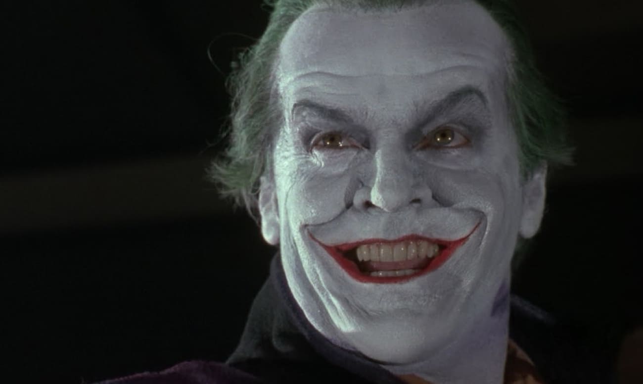 Фото улыбки Джокера в исполнении Джека Николсона