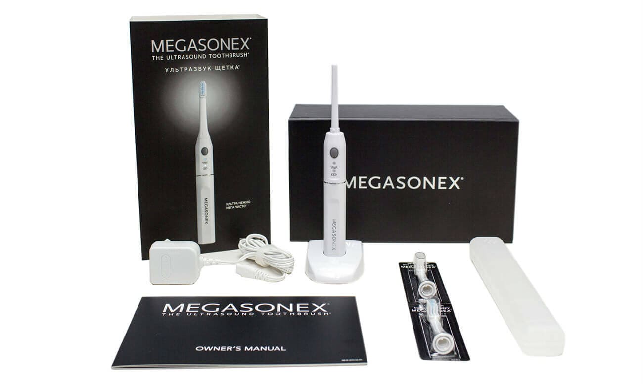 Фото ультразвуковой зубной щетки — Megasonex