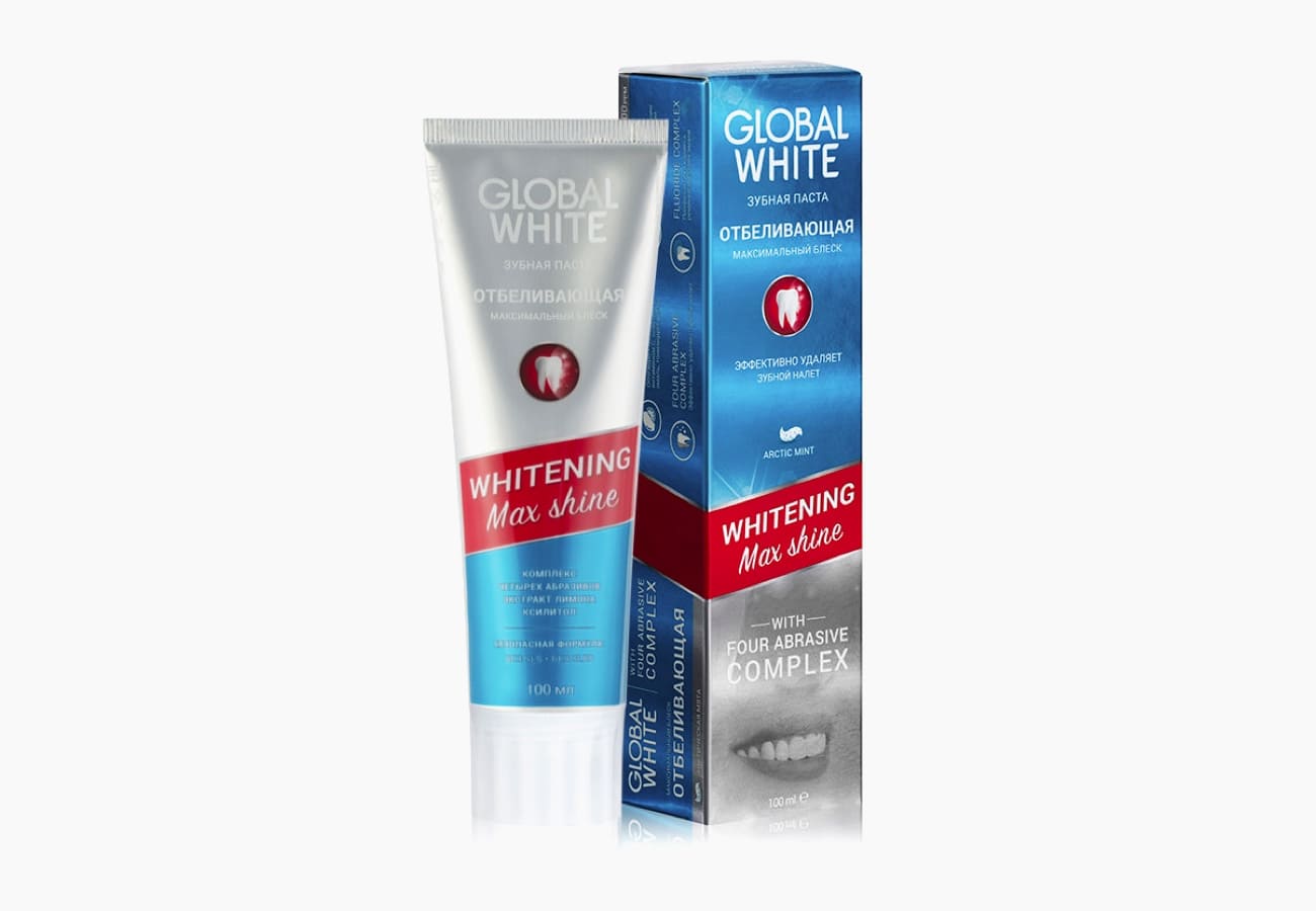 Фото зубной пасты GLOBAL WHITE 