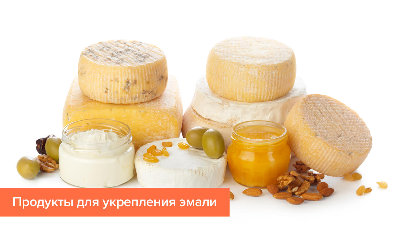 Фото продуктов для укрепления эмали