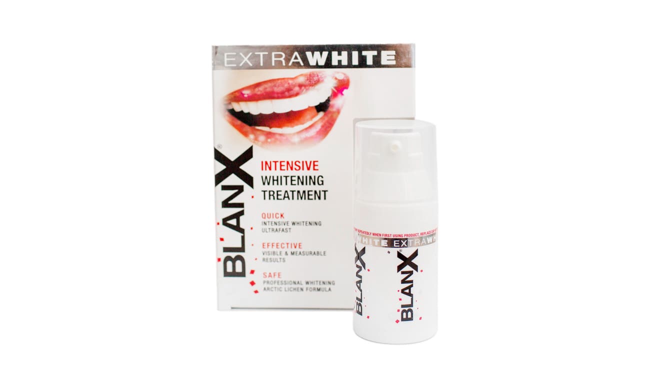 Фото зубной пасты с фтором Blanx Extra White