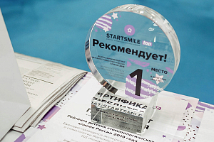 Торжественная Церемония награждения победителей шестого Ежегодного рейтинга частных стоматологий России Startsmile TOP 2018