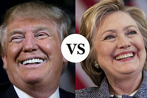 Дональд Трамп и Хиллари Клинтон: чья улыбка лучше?