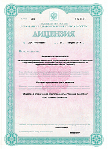 Стоматология Смайл Спа (Smile Spa) - лицензия на осуществление медицинской деятельности