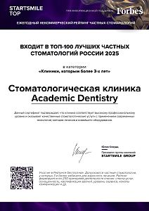 Стоматология «Academic Dentistry» - лицензия на осуществление медицинской деятельности