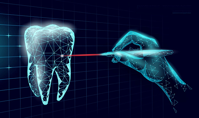 Цифровая стоматология Лечение кариеса лазером Томск Малиновый