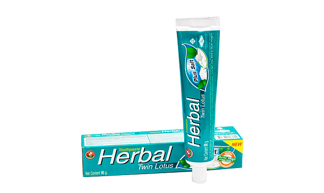 Зубная паста Twin Lotus Herbal Plus Salt