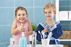 Нескучная чистка детских зубов